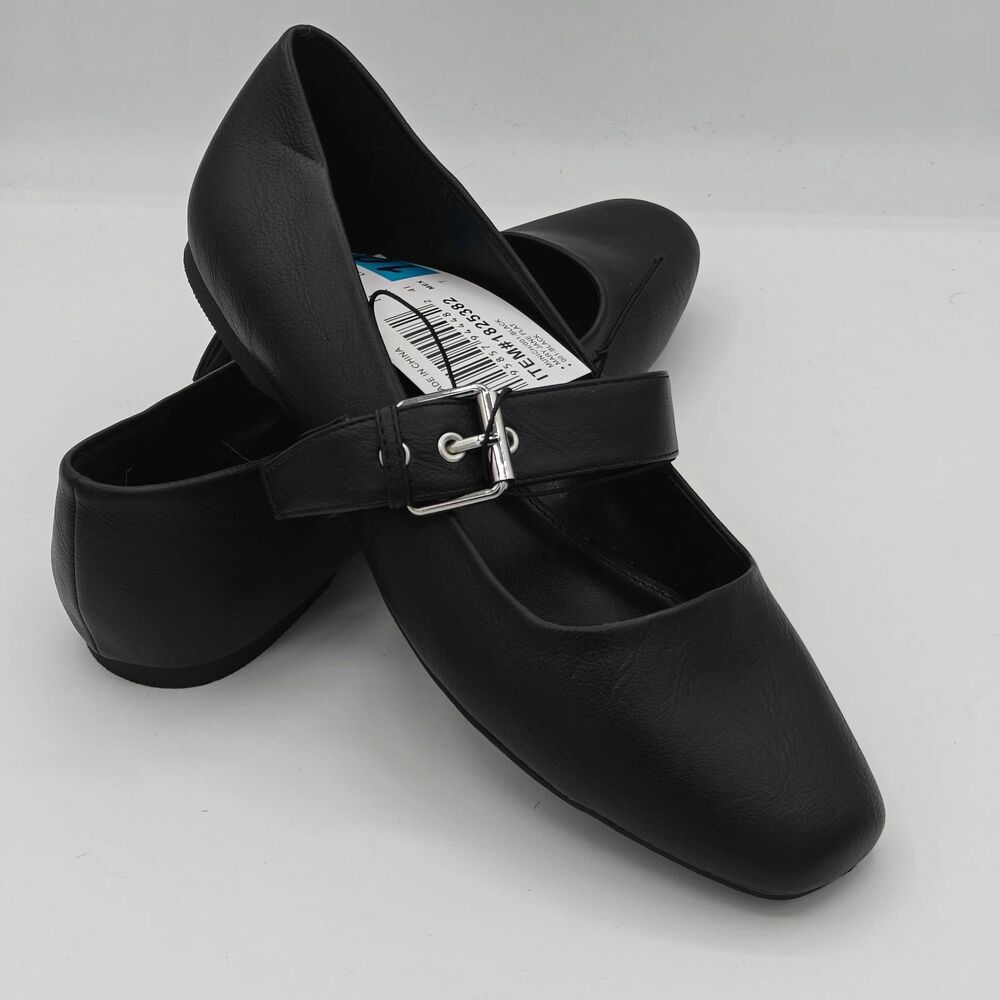 DV By Dolce Vita Womens Munich Flat Shoes Shoes Ivory/ Black - Picture 4 of 5